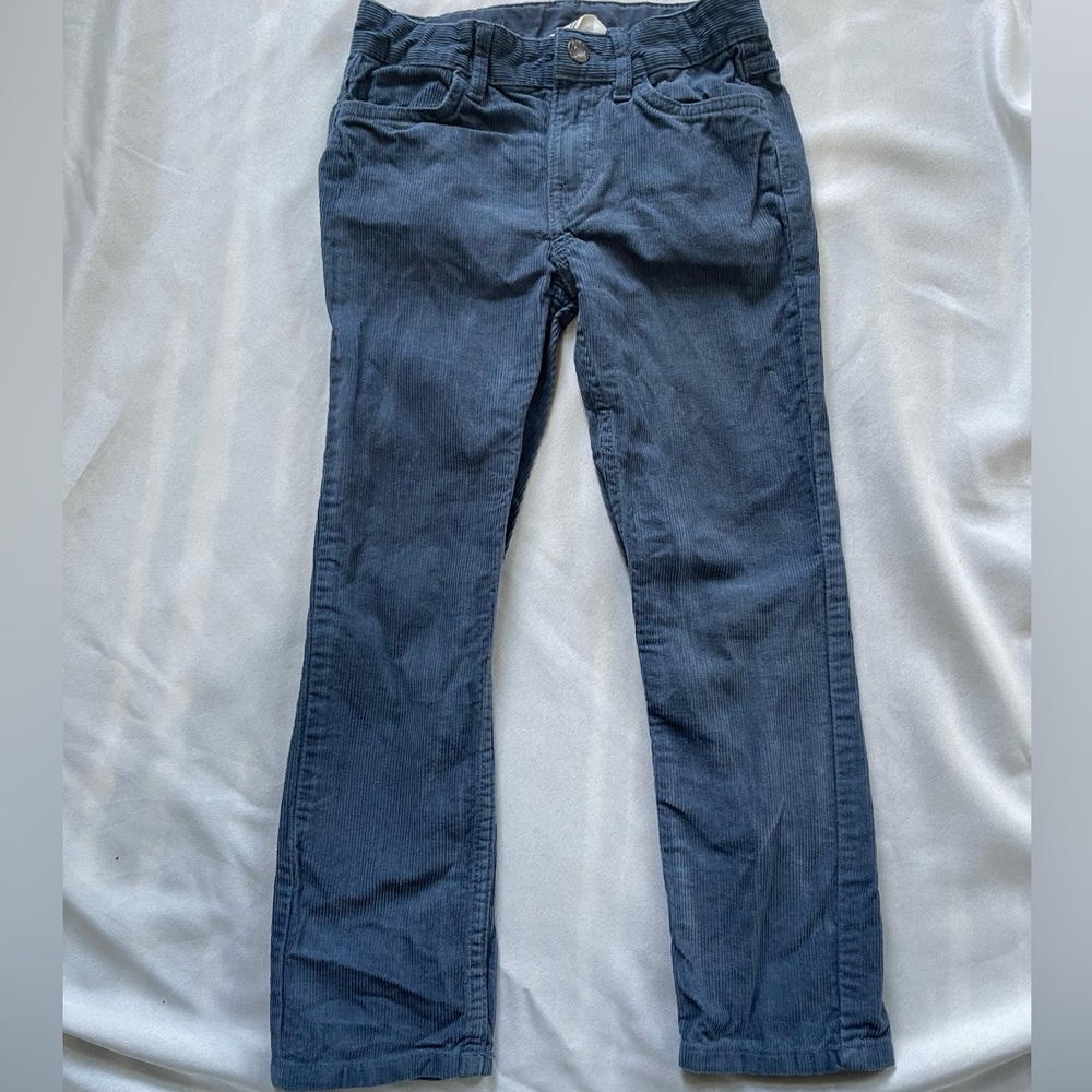 H&M Kids Corduroys 6 pair Set - Brown, 2 Navy, Olive, Light Blue, Dark Green - Picture 3 of 6